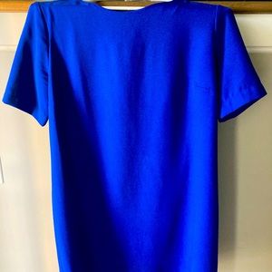 FOREVER 21 Cobalt Blue Shift Mini Dress M
